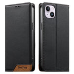 Étui de téléphone Dierfeng en cuir végétalien magnétique RFID, pour iPhone 16, pour iPhone 15 Pro Max, pour iPhone 15 Pro, pour iPhone 15 Plus, pour iPhone 15, pour iPhone 14 Plus, pour iPhone 14 / 13, pour iPhone 14 Pro