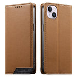 Étui de téléphone Dierfeng en cuir végétalien magnétique RFID, pour iPhone 16, pour iPhone 15 Pro Max, pour iPhone 15 Pro, pour iPhone 15 Plus, pour iPhone 15, pour iPhone 14 Plus, pour iPhone 14 / 13, pour iPhone 14 Pro
