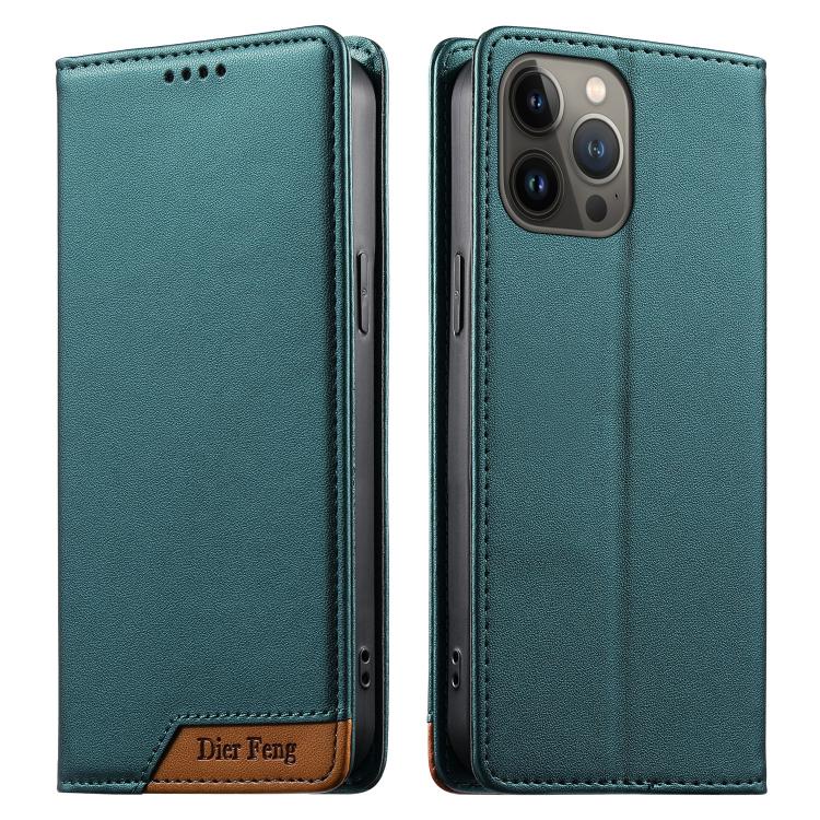 Coque de téléphone en cuir végan magnétique renforcé Dierfeng à assemblage, pour iPhone 14 Pro Max, iPhone SE 2022 / SE 2020 / 8 / 7, iPhone 13 Pro Max, iPhone 13 Pro, iPhone 13 mini, iPhone 12 / 12 Pro, iPhone 12 Pro Max, iPhone 12 mini