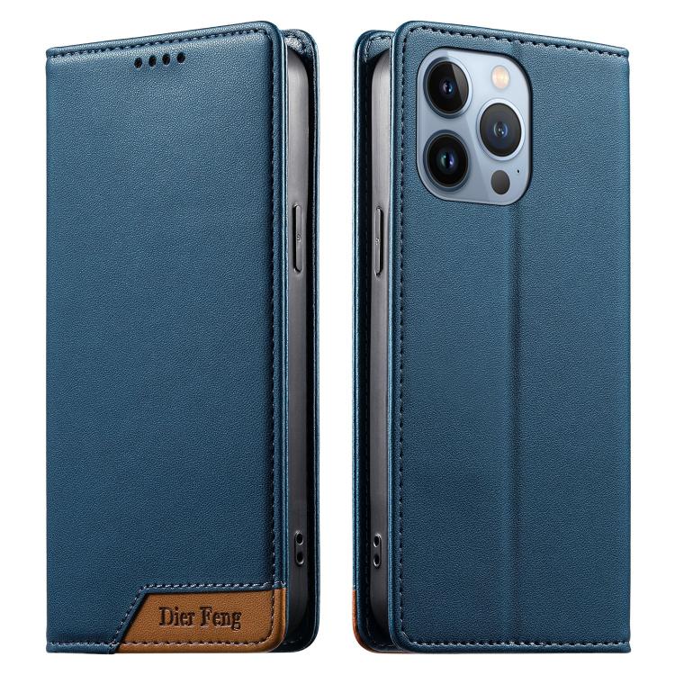 Coque de téléphone en cuir végan magnétique renforcé Dierfeng à assemblage, pour iPhone 14 Pro Max, iPhone SE 2022 / SE 2020 / 8 / 7, iPhone 13 Pro Max, iPhone 13 Pro, iPhone 13 mini, iPhone 12 / 12 Pro, iPhone 12 Pro Max, iPhone 12 mini