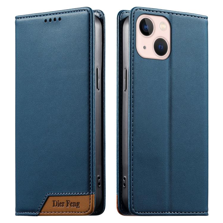 Coque de téléphone en cuir végan magnétique renforcé Dierfeng à assemblage, pour iPhone 14 Pro Max, iPhone SE 2022 / SE 2020 / 8 / 7, iPhone 13 Pro Max, iPhone 13 Pro, iPhone 13 mini, iPhone 12 / 12 Pro, iPhone 12 Pro Max, iPhone 12 mini