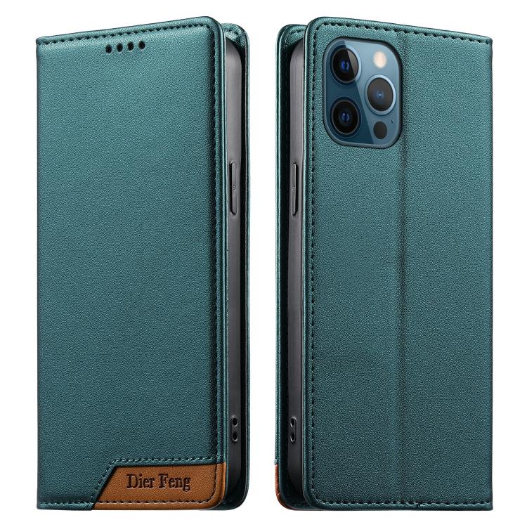 Coque de téléphone en cuir végan magnétique renforcé Dierfeng à assemblage, pour iPhone 14 Pro Max, iPhone SE 2022 / SE 2020 / 8 / 7, iPhone 13 Pro Max, iPhone 13 Pro, iPhone 13 mini, iPhone 12 / 12 Pro, iPhone 12 Pro Max, iPhone 12 mini