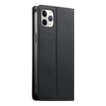 Coque de téléphone en cuir végétalien Dierfeng Splicing Strong Magnetic RFID, pour iPhone 11 Pro Max, pour iPhone 11, pour iPhone 11 Pro, pour iPhone X / XS, pour iPhone XR, pour iPhone XS Max, pour iPhone 8 Plus / 7 Plus