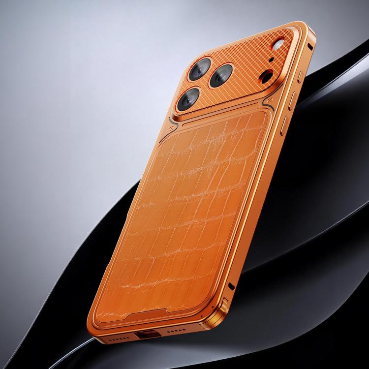 Étui de téléphone magnétique en similicuir de luxe avec boucle à ressort, Pour iPhone 17 Pro Max, Pour iPhone 17 Pro