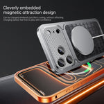 Étui de téléphone magnétique en similicuir de luxe avec boucle à ressort, Pour iPhone 17 Pro Max, Pour iPhone 17 Pro