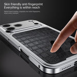 Étui de téléphone magnétique en similicuir de luxe avec boucle à ressort, Pour iPhone 17 Pro Max, Pour iPhone 17 Pro