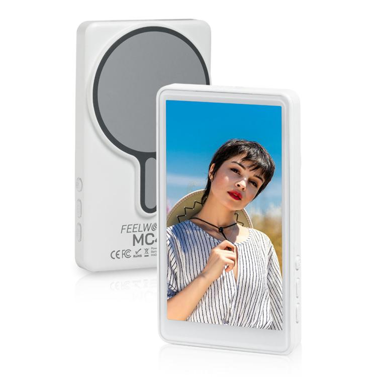 Moniteur d'écran selfie FEELWORLD MC4 pour vlog en direct, connexion sans fil magnétique avec télécommande