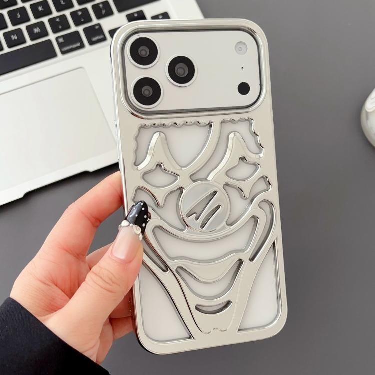 Coque de téléphone en TPU avec clown ajouré et électroplaqué pour dissipation de la chaleur, pour iPhone 17 Pro Max, pour iPhone 17 Pro, pour iPhone 17, pour iPhone 16 Pro Max, pour iPhone 16 Pro, pour iPhone 16