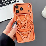 Coque de téléphone en TPU avec clown ajouré et électroplaqué pour dissipation de la chaleur, pour iPhone 17 Pro Max, pour iPhone 17 Pro, pour iPhone 17, pour iPhone 16 Pro Max, pour iPhone 16 Pro, pour iPhone 16