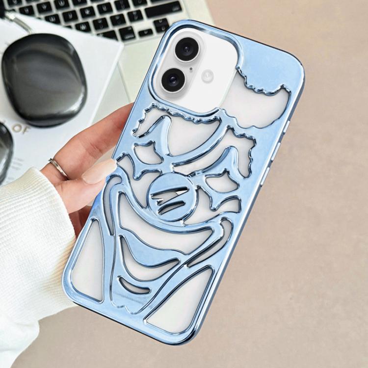 Coque de téléphone en TPU avec clown ajouré et électroplaqué pour dissipation de la chaleur, pour iPhone 17 Pro Max, pour iPhone 17 Pro, pour iPhone 17, pour iPhone 16 Pro Max, pour iPhone 16 Pro, pour iPhone 16