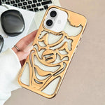 Coque de téléphone en TPU avec clown ajouré et électroplaqué pour dissipation de la chaleur, pour iPhone 17 Pro Max, pour iPhone 17 Pro, pour iPhone 17, pour iPhone 16 Pro Max, pour iPhone 16 Pro, pour iPhone 16