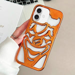Coque de téléphone en TPU avec clown ajouré et électroplaqué pour dissipation de la chaleur, pour iPhone 17 Pro Max, pour iPhone 17 Pro, pour iPhone 17, pour iPhone 16 Pro Max, pour iPhone 16 Pro, pour iPhone 16