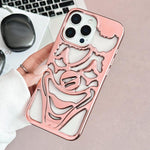 Coque de téléphone en TPU plaqué électrolytiquement avec clown évidé et dissipation thermique, pour iPhone 15 Pro Max, pour iPhone 15 Pro, pour iPhone 15, pour iPhone 14, pour iPhone 14 Pro, pour iPhone 14 Pro Max