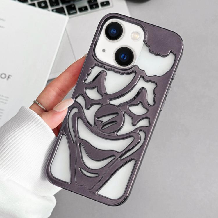 Coque de téléphone en TPU plaqué électrolytiquement avec clown évidé et dissipation thermique, pour iPhone 15 Pro Max, pour iPhone 15 Pro, pour iPhone 15, pour iPhone 14, pour iPhone 14 Pro, pour iPhone 14 Pro Max