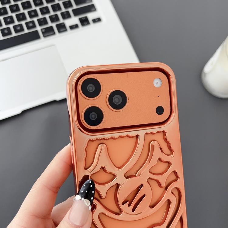 Coque de téléphone en TPU plaqué électrolytiquement avec clown évidé et dissipation thermique, pour iPhone 15 Pro Max, pour iPhone 15 Pro, pour iPhone 15, pour iPhone 14, pour iPhone 14 Pro, pour iPhone 14 Pro Max