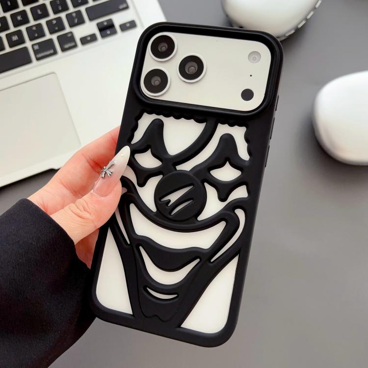 Coque de téléphone en TPU creuse de clown pulvérisée d'huile, dissipation thermique, pour iPhone 17 Pro Max, pour iPhone 17 Pro, pour iPhone 17, pour iPhone 16 Pro Max, pour iPhone 16 Pro, pour iPhone 16