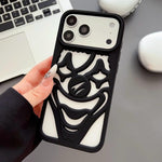 Coque de téléphone en TPU creuse de clown pulvérisée d'huile, dissipation thermique, pour iPhone 17 Pro Max, pour iPhone 17 Pro, pour iPhone 17, pour iPhone 16 Pro Max, pour iPhone 16 Pro, pour iPhone 16