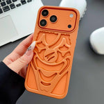 Coque de téléphone en TPU creuse de clown pulvérisée d'huile, dissipation thermique, pour iPhone 17 Pro Max, pour iPhone 17 Pro, pour iPhone 17, pour iPhone 16 Pro Max, pour iPhone 16 Pro, pour iPhone 16