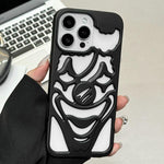Coque de téléphone en TPU creuse de clown pulvérisée d'huile, dissipation thermique, pour iPhone 17 Pro Max, pour iPhone 17 Pro, pour iPhone 17, pour iPhone 16 Pro Max, pour iPhone 16 Pro, pour iPhone 16