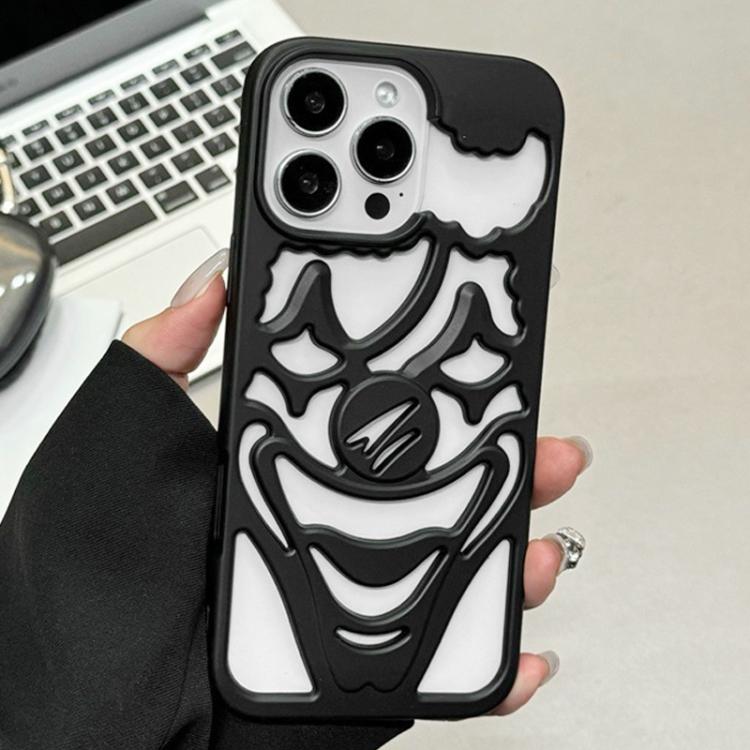 Coque de téléphone en TPU creuse de clown pulvérisée d'huile, dissipation thermique, pour iPhone 17 Pro Max, pour iPhone 17 Pro, pour iPhone 17, pour iPhone 16 Pro Max, pour iPhone 16 Pro, pour iPhone 16