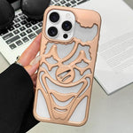 Coque de téléphone en TPU creuse de clown pulvérisée d'huile, dissipation thermique, pour iPhone 17 Pro Max, pour iPhone 17 Pro, pour iPhone 17, pour iPhone 16 Pro Max, pour iPhone 16 Pro, pour iPhone 16