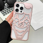 Coque de téléphone en TPU creuse de clown pulvérisée d'huile, dissipation thermique, pour iPhone 17 Pro Max, pour iPhone 17 Pro, pour iPhone 17, pour iPhone 16 Pro Max, pour iPhone 16 Pro, pour iPhone 16