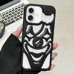 Coque de téléphone en TPU creuse de clown pulvérisée d'huile, dissipation thermique, pour iPhone 17 Pro Max, pour iPhone 17 Pro, pour iPhone 17, pour iPhone 16 Pro Max, pour iPhone 16 Pro, pour iPhone 16