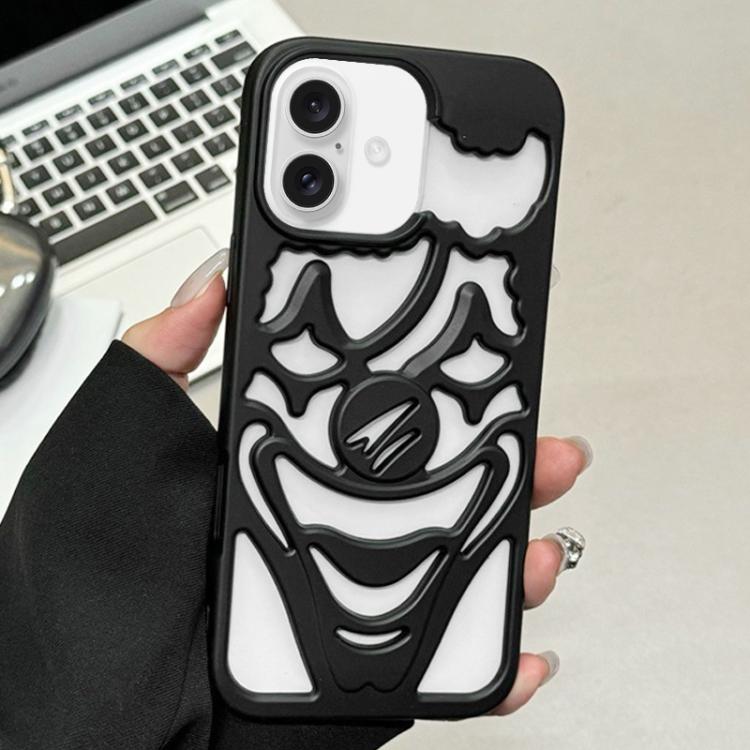 Coque de téléphone en TPU creuse de clown pulvérisée d'huile, dissipation thermique, pour iPhone 17 Pro Max, pour iPhone 17 Pro, pour iPhone 17, pour iPhone 16 Pro Max, pour iPhone 16 Pro, pour iPhone 16
