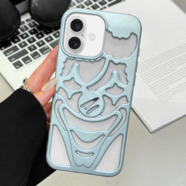 Coque de téléphone en TPU creuse de clown pulvérisée d'huile, dissipation thermique, pour iPhone 17 Pro Max, pour iPhone 17 Pro, pour iPhone 17, pour iPhone 16 Pro Max, pour iPhone 16 Pro, pour iPhone 16