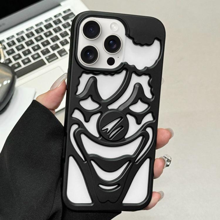 Coque de téléphone en TPU avec clown ajouré et pulvérisation d'huile, dissipation thermique, pour iPhone 15 Pro Max, pour iPhone 15 Pro, pour iPhone 15, pour iPhone 14, pour iPhone 14 Pro, pour iPhone 14 Pro Max