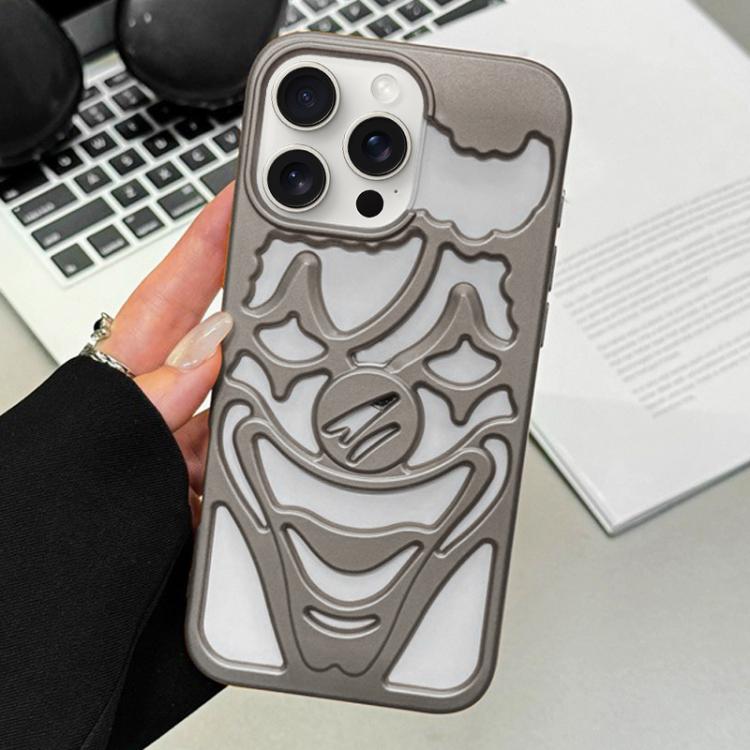 Coque de téléphone en TPU avec clown ajouré et pulvérisation d'huile, dissipation thermique, pour iPhone 15 Pro Max, pour iPhone 15 Pro, pour iPhone 15, pour iPhone 14, pour iPhone 14 Pro, pour iPhone 14 Pro Max