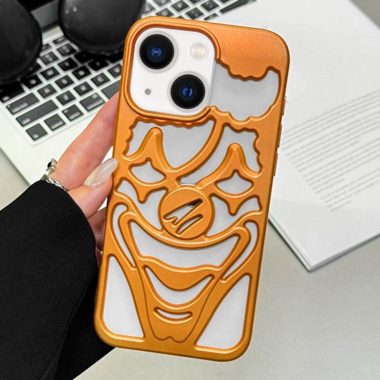 Coque de téléphone en TPU avec clown ajouré et pulvérisation d'huile, dissipation thermique, pour iPhone 15 Pro Max, pour iPhone 15 Pro, pour iPhone 15, pour iPhone 14, pour iPhone 14 Pro, pour iPhone 14 Pro Max