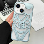 Coque de téléphone en TPU avec clown ajouré et pulvérisation d'huile, dissipation thermique, pour iPhone 15 Pro Max, pour iPhone 15 Pro, pour iPhone 15, pour iPhone 14, pour iPhone 14 Pro, pour iPhone 14 Pro Max