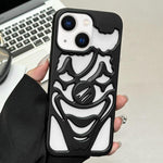 Coque de téléphone en TPU avec clown ajouré et pulvérisation d'huile, dissipation thermique, pour iPhone 15 Pro Max, pour iPhone 15 Pro, pour iPhone 15, pour iPhone 14, pour iPhone 14 Pro, pour iPhone 14 Pro Max