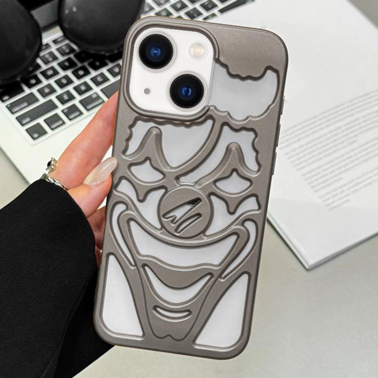 Coque de téléphone en TPU avec clown ajouré et pulvérisation d'huile, dissipation thermique, pour iPhone 15 Pro Max, pour iPhone 15 Pro, pour iPhone 15, pour iPhone 14, pour iPhone 14 Pro, pour iPhone 14 Pro Max