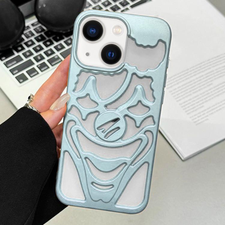 Coque de téléphone en TPU avec clown ajouré et pulvérisation d'huile, dissipation thermique, pour iPhone 15 Pro Max, pour iPhone 15 Pro, pour iPhone 15, pour iPhone 14, pour iPhone 14 Pro, pour iPhone 14 Pro Max