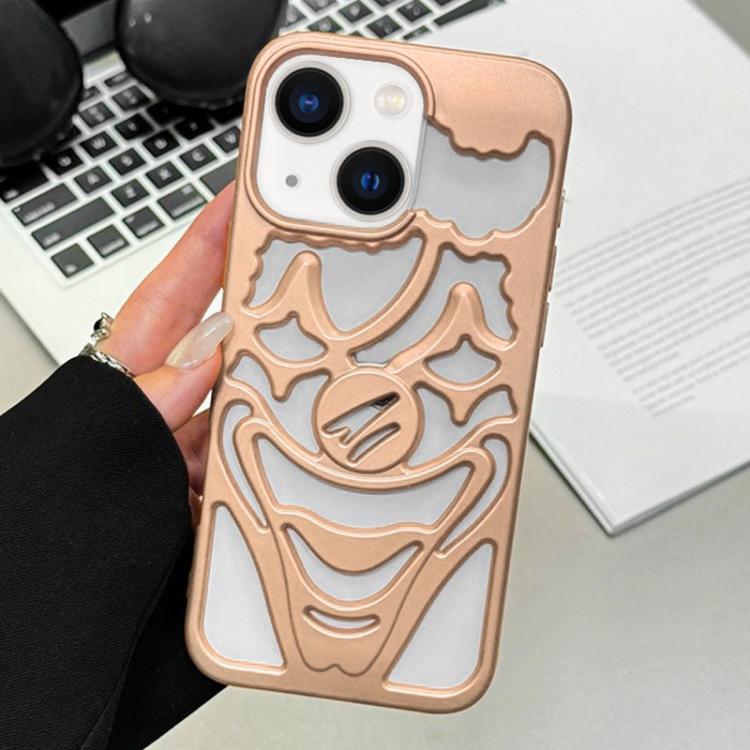 Coque de téléphone en TPU avec clown ajouré et pulvérisation d'huile, dissipation thermique, pour iPhone 15 Pro Max, pour iPhone 15 Pro, pour iPhone 15, pour iPhone 14, pour iPhone 14 Pro, pour iPhone 14 Pro Max