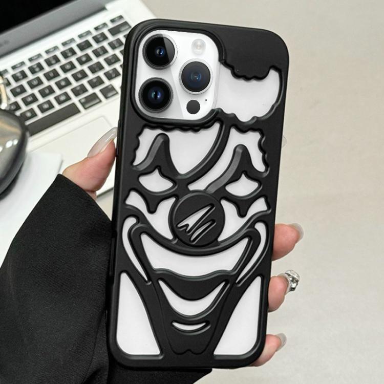 Coque de téléphone en TPU avec clown ajouré et pulvérisation d'huile, dissipation thermique, pour iPhone 15 Pro Max, pour iPhone 15 Pro, pour iPhone 15, pour iPhone 14, pour iPhone 14 Pro, pour iPhone 14 Pro Max