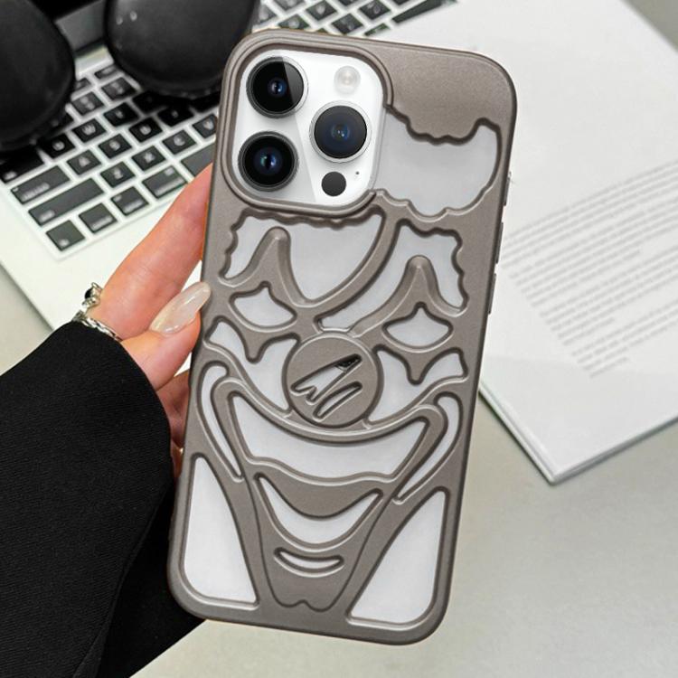 Coque de téléphone en TPU avec clown ajouré et pulvérisation d'huile, dissipation thermique, pour iPhone 15 Pro Max, pour iPhone 15 Pro, pour iPhone 15, pour iPhone 14, pour iPhone 14 Pro, pour iPhone 14 Pro Max