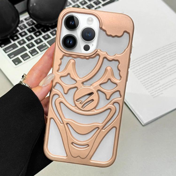 Coque de téléphone en TPU avec clown ajouré et pulvérisation d'huile, dissipation thermique, pour iPhone 15 Pro Max, pour iPhone 15 Pro, pour iPhone 15, pour iPhone 14, pour iPhone 14 Pro, pour iPhone 14 Pro Max