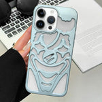 Coque de téléphone en TPU avec clown ajouré et pulvérisation d'huile, dissipation thermique, pour iPhone 15 Pro Max, pour iPhone 15 Pro, pour iPhone 15, pour iPhone 14, pour iPhone 14 Pro, pour iPhone 14 Pro Max
