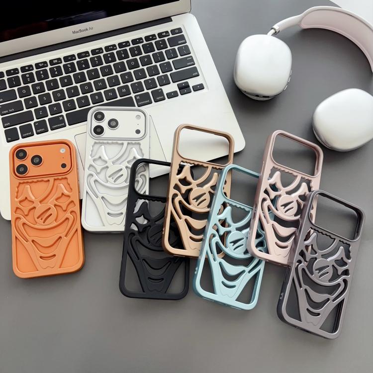 Coque de téléphone en TPU avec clown ajouré et pulvérisation d'huile, dissipation thermique, pour iPhone 15 Pro Max, pour iPhone 15 Pro, pour iPhone 15, pour iPhone 14, pour iPhone 14 Pro, pour iPhone 14 Pro Max