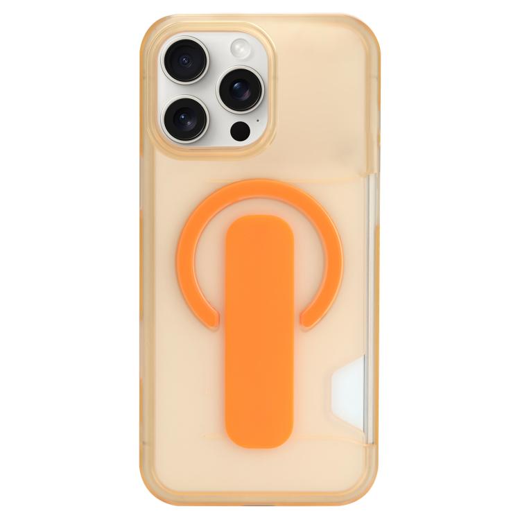 Étui de téléphone magnétique avec fente pour carte et support translucide, pour iPhone 17 Pro Max, pour iPhone 17 Pro, pour iPhone 17, pour iPhone Air, pour iPhone 16 Pro Max, pour iPhone 16 Pro, pour iPhone 16, pour iPhone 15 Pro Max