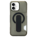Étui de téléphone magnétique avec fente pour carte et support translucide, pour iPhone 17 Pro Max, pour iPhone 17 Pro, pour iPhone 17, pour iPhone Air, pour iPhone 16 Pro Max, pour iPhone 16 Pro, pour iPhone 16, pour iPhone 15 Pro Max
