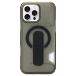 Étui de téléphone magnétique avec fente pour carte et support translucide, pour iPhone 17 Pro Max, pour iPhone 17 Pro, pour iPhone 17, pour iPhone Air, pour iPhone 16 Pro Max, pour iPhone 16 Pro, pour iPhone 16, pour iPhone 15 Pro Max