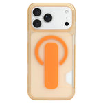 Étui de téléphone magnétique avec fente pour carte et support translucide, pour iPhone 17 Pro Max, pour iPhone 17 Pro, pour iPhone 17, pour iPhone Air, pour iPhone 16 Pro Max, pour iPhone 16 Pro, pour iPhone 16, pour iPhone 15 Pro Max