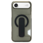 Étui de téléphone magnétique avec fente pour carte et support translucide, pour iPhone 17 Pro Max, pour iPhone 17 Pro, pour iPhone 17, pour iPhone Air, pour iPhone 16 Pro Max, pour iPhone 16 Pro, pour iPhone 16, pour iPhone 15 Pro Max