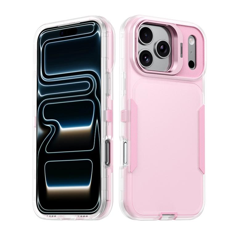 Étui de téléphone avec support d'objectif Traveler, pour iPhone 17e / 16e / 14 / 13, pour iPhone 17 Pro Max, pour iPhone 17 Pro, pour iPhone 16 Pro Max, pour iPhone 16 Pro, pour iPhone 15 Pro Max, pour iPhone 15 Pro, pour iPhone 15 Plus / 14 Plus