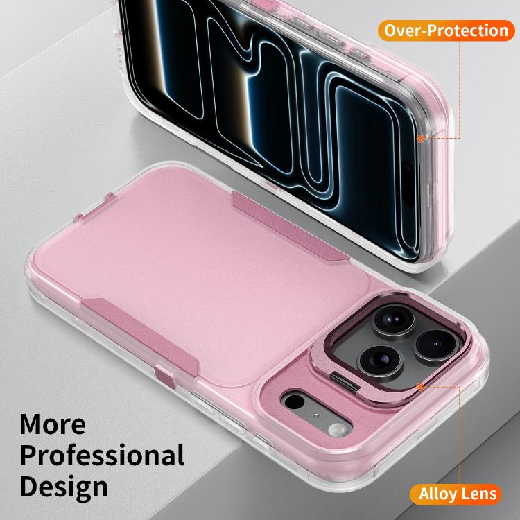 Étui de téléphone avec support d'objectif Traveler, pour iPhone 17e / 16e / 14 / 13, pour iPhone 17 Pro Max, pour iPhone 17 Pro, pour iPhone 16 Pro Max, pour iPhone 16 Pro, pour iPhone 15 Pro Max, pour iPhone 15 Pro, pour iPhone 15 Plus / 14 Plus