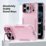 Étui de téléphone avec support d'objectif Traveler, pour iPhone 17e / 16e / 14 / 13, pour iPhone 17 Pro Max, pour iPhone 17 Pro, pour iPhone 16 Pro Max, pour iPhone 16 Pro, pour iPhone 15 Pro Max, pour iPhone 15 Pro, pour iPhone 15 Plus / 14 Plus
